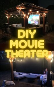 diy movie theater for backyard