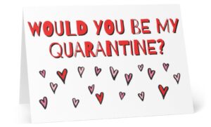 Quarantine Valentine's Day card printouts etsy last minute gift ideas
