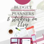 budget planner and stickers