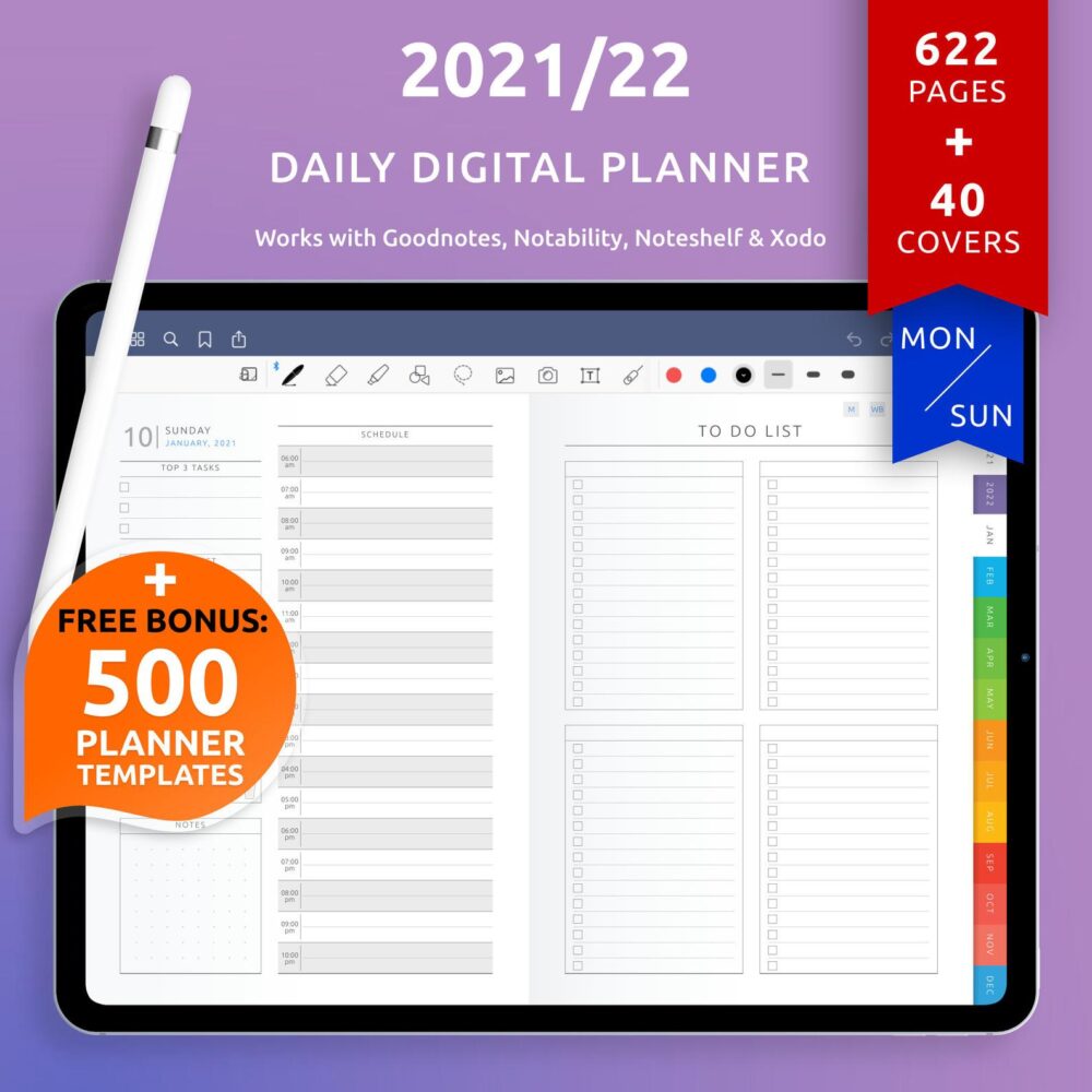 Best Digital Planners for 2024 on Etsy