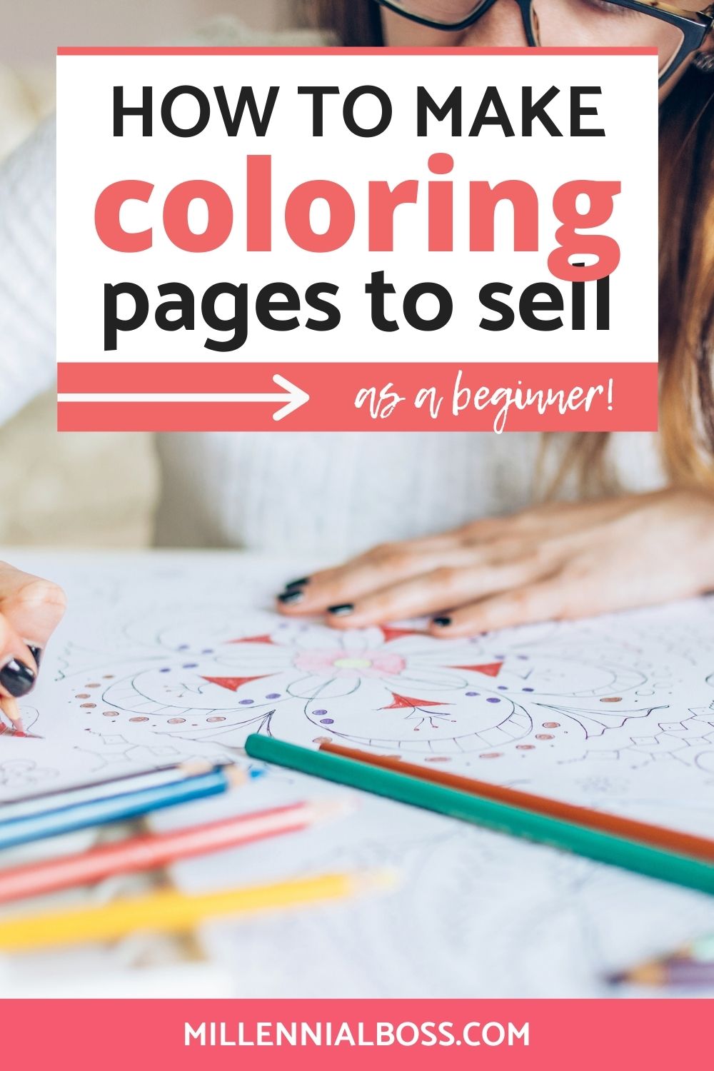 make coloring pages to sell